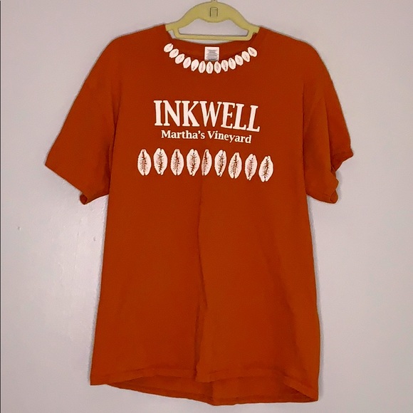 Tops - Martha’s Vineyard Orange Short Sleeve Nature shirt